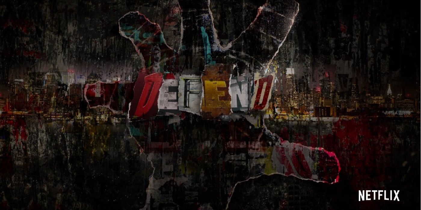 Marvel and Netflix Defenders Logo