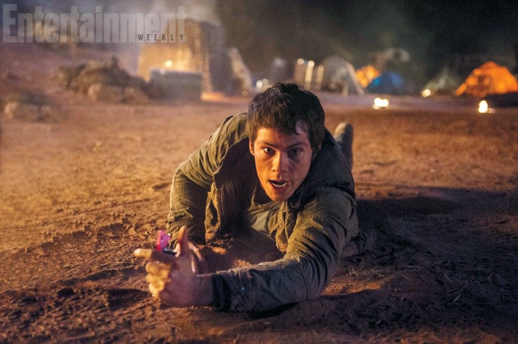 Thomas (Dylan O'Brien) in The Maze Runner: The Scorch Trials