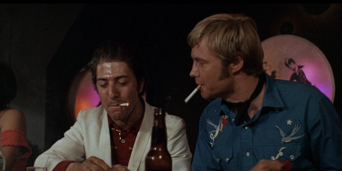 Dustin Hoffman e Jon Voigt em Midnight Cowboy