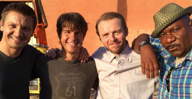 mission impossible  set images offer    rebecca ferguson