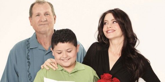 Jay, Gloria, and Manny in Modern Family