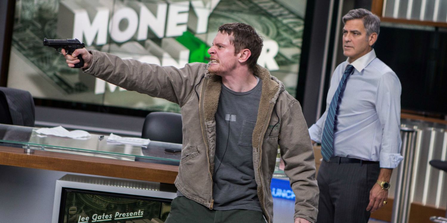 Money Monster - Jack O'Connell and George Clooney
