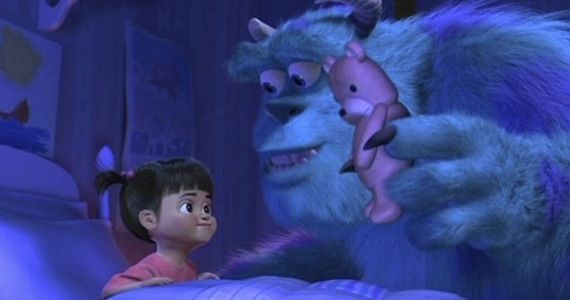 Boo and Sully in Monsters, Inc. 3D