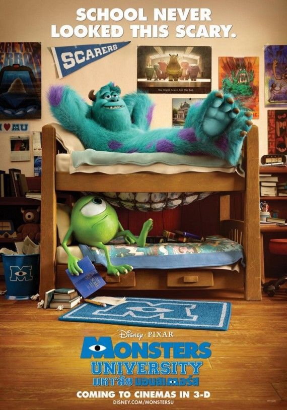 'Monsters University' Poster
