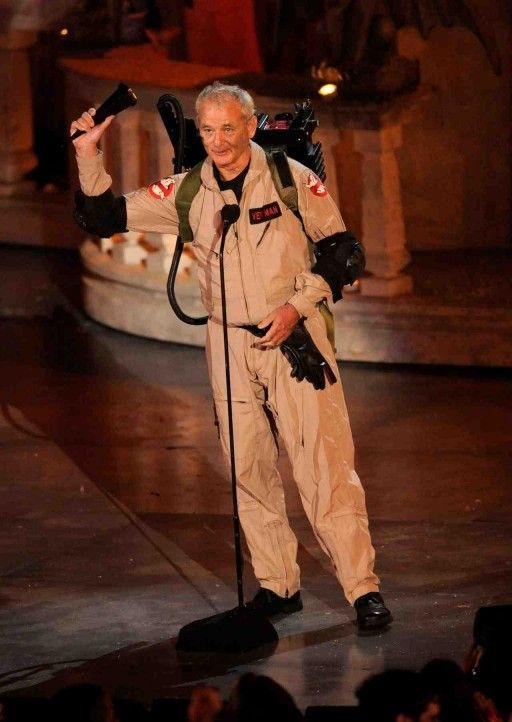 murray in full ghostbusters costume
