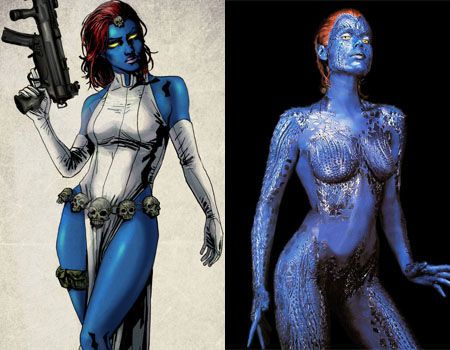 Best Super Villain Movie Costumes - Mystique (X-Men)