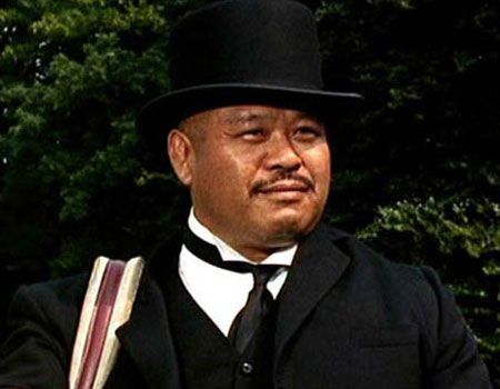 Oddjob with his bowler hat from Goldfinger