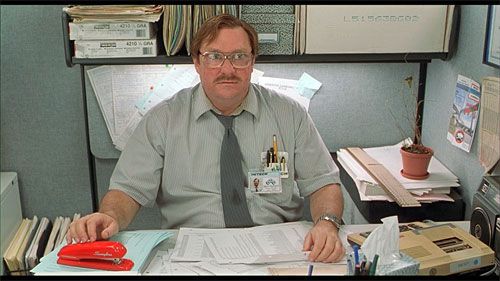 Milton from the cult movie Office Space
