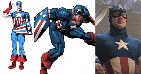 Captain America's Very First Costume