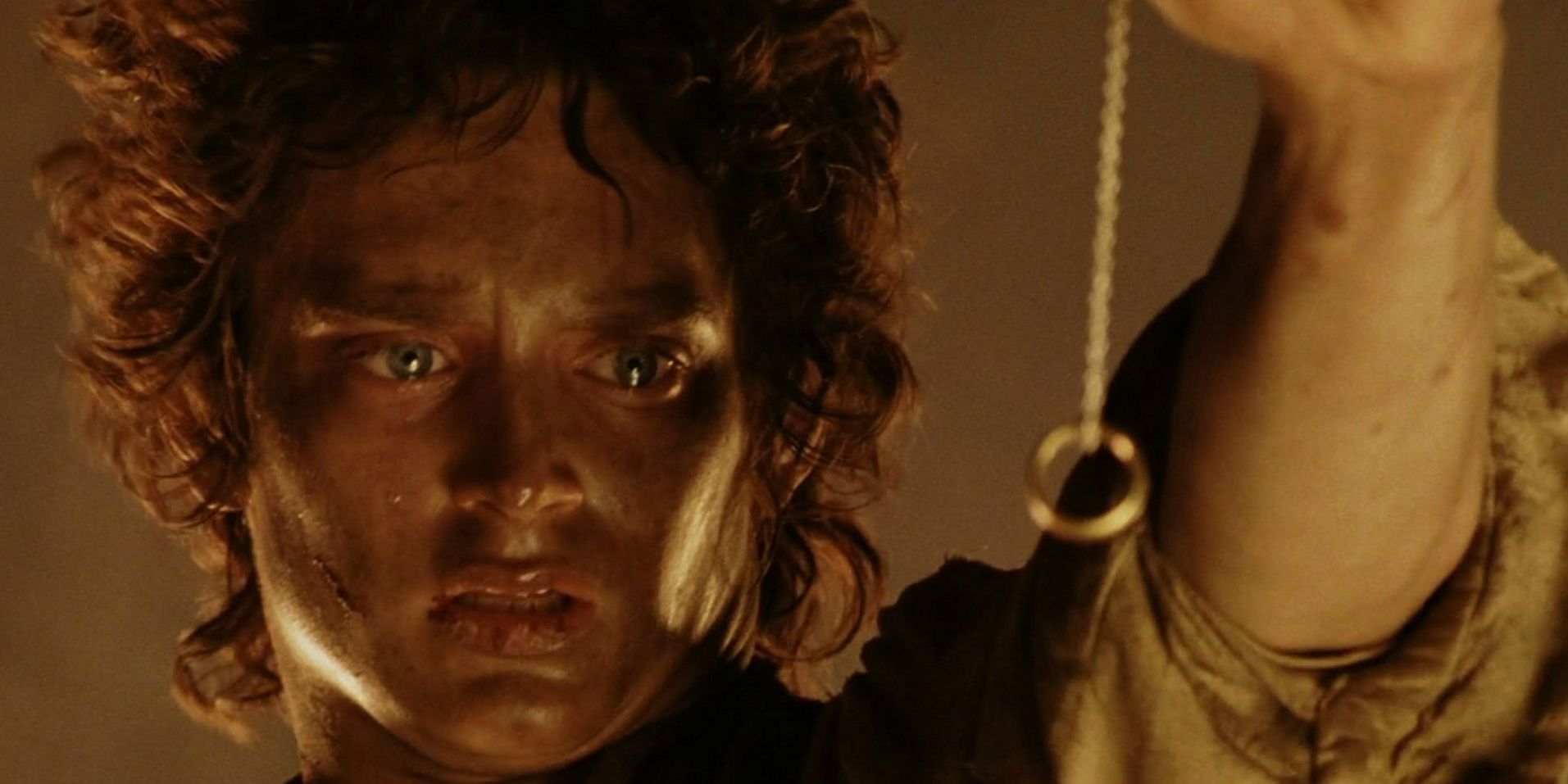 Frodo and the One Ring in Lord of the Rings