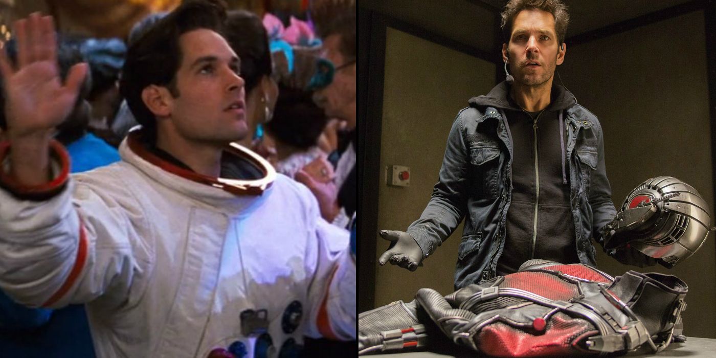 Paul Rudd in Romeo + Juliet (1996) and Ant-Man (2015)