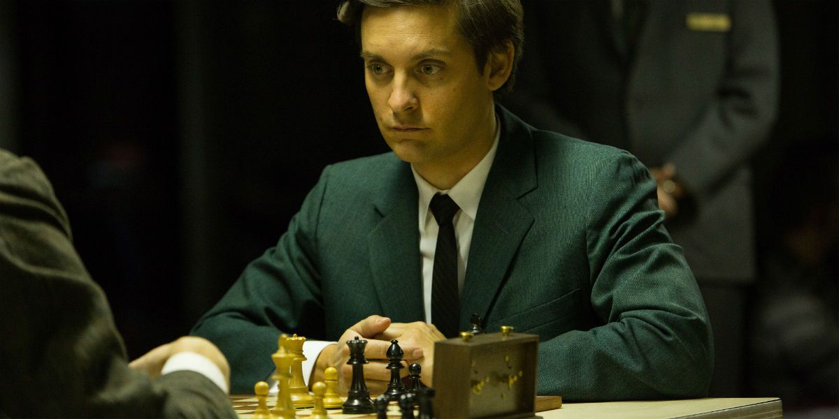 Tobey Maguire as Bobby Fischer in Pawn Sacrifice