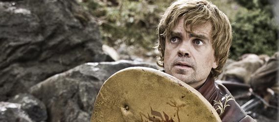 peter dinklage as Tyrion in Game of Thrones