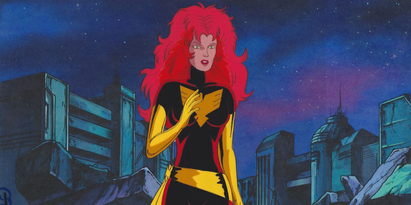 X-Men The Animated Series Phoenix segurando uma mão