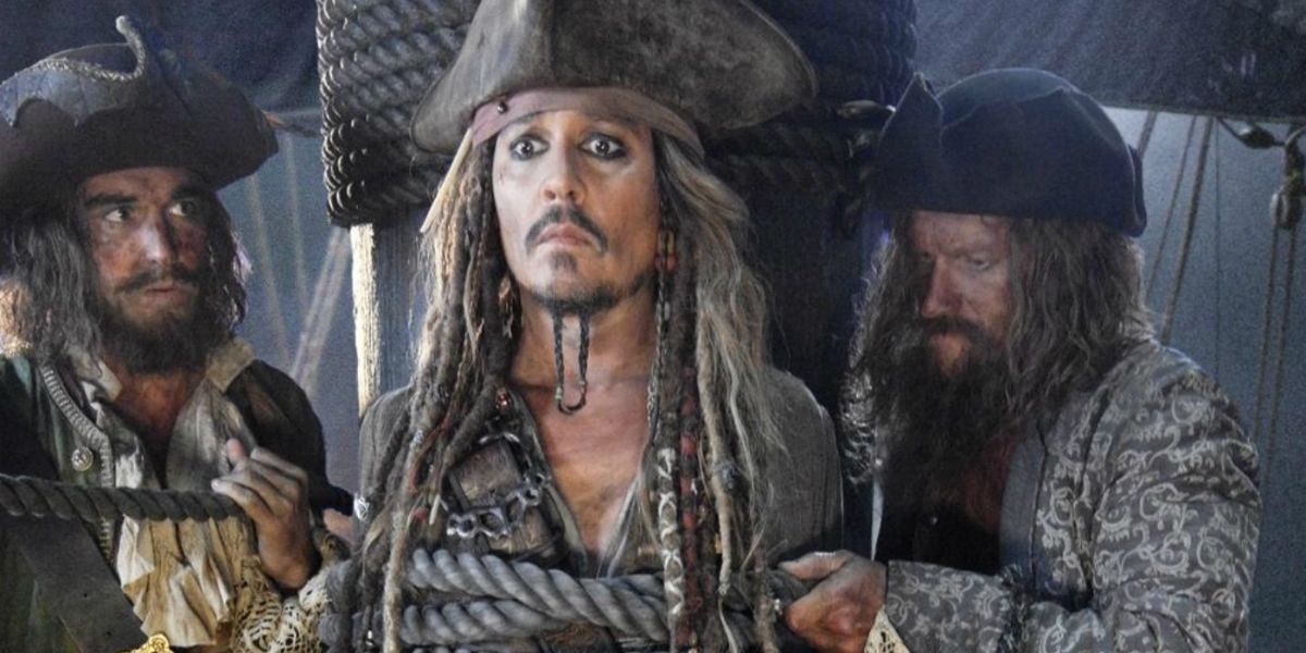 Johnny Depp in Pirates of the Caribbean: Dead Men Tell No Tales