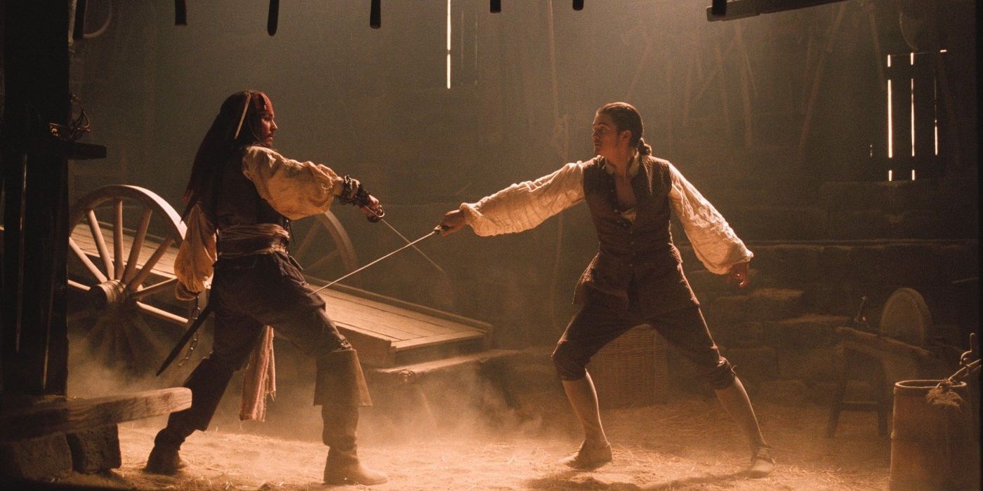 Jack Sparrow in Pirates of the Caribbean