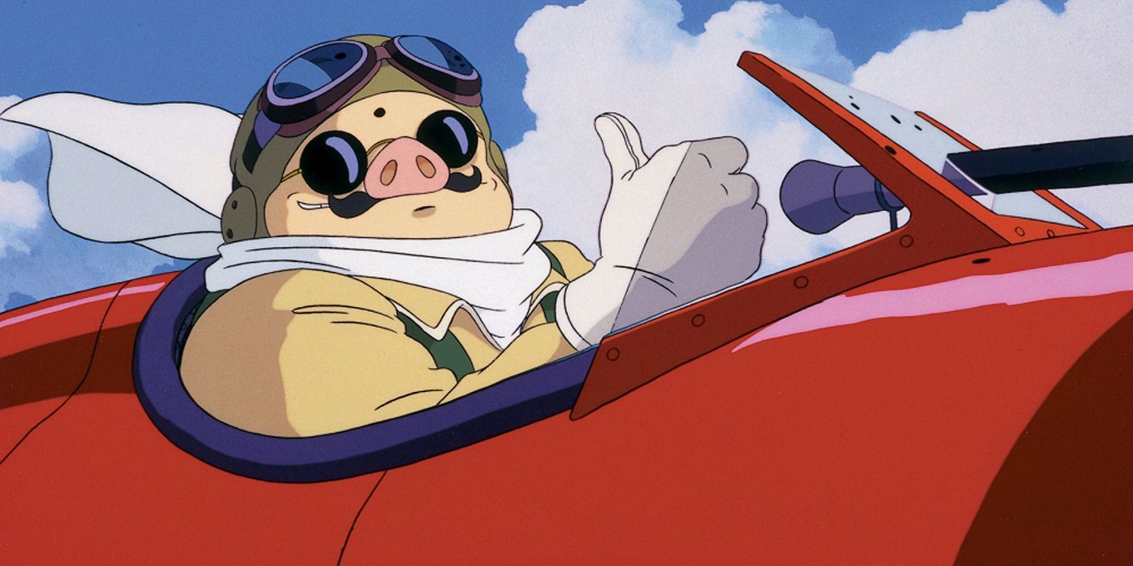 Porco Rosso flying his plane