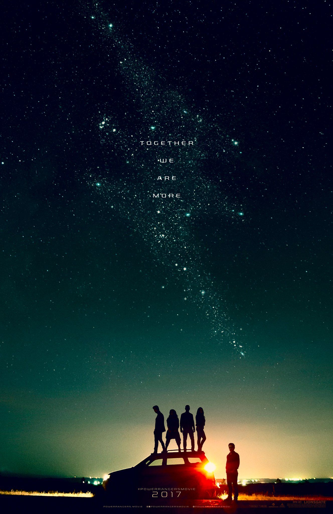 Power Rangers Teaser Poster: Together We Are More