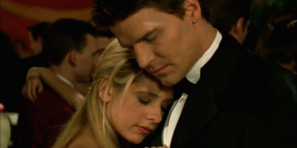  Buffy and Angel dancing on Buffy The Vampire Slayer