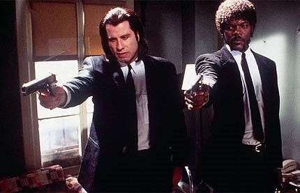 John Travolta and Sam Jackson in Pulp Fiction