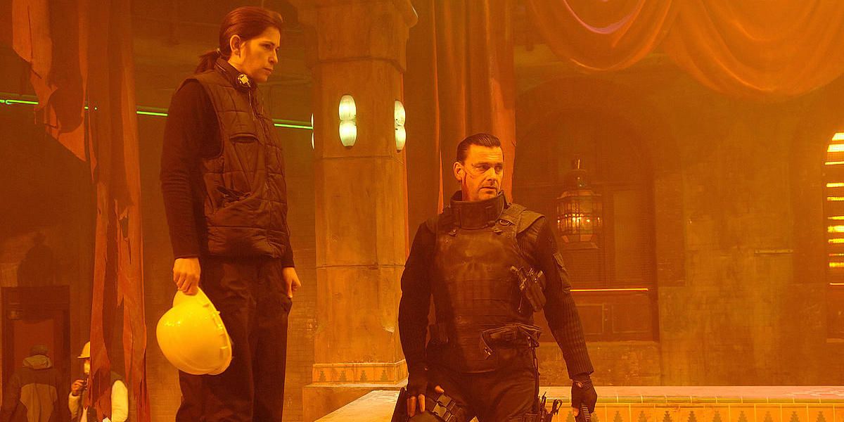 Lexi Alexander and Ray Stevenson on the Punisher: War Zone set