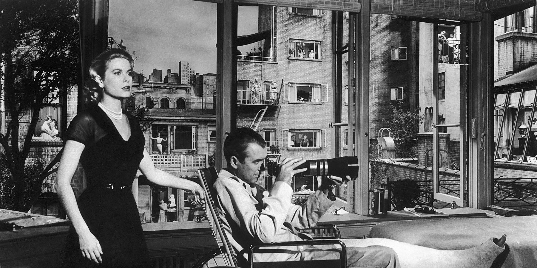 James Stewart - Grace Kelly - Rear Window