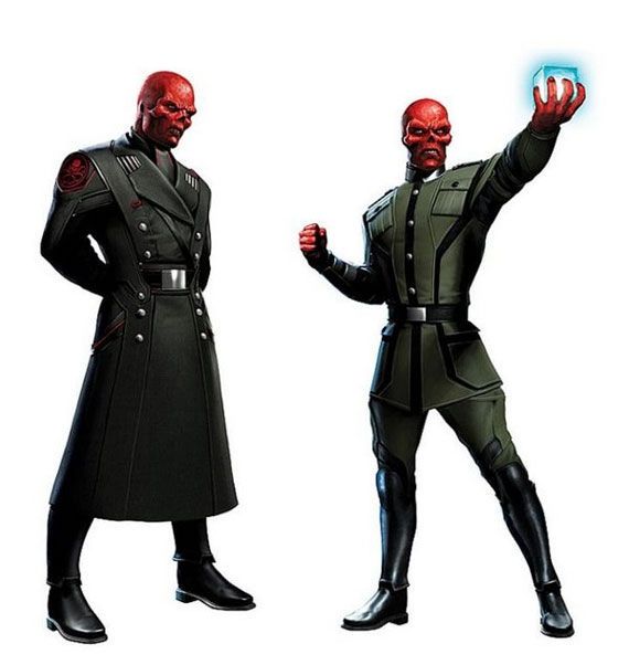 Red Skull concept art for Captain America