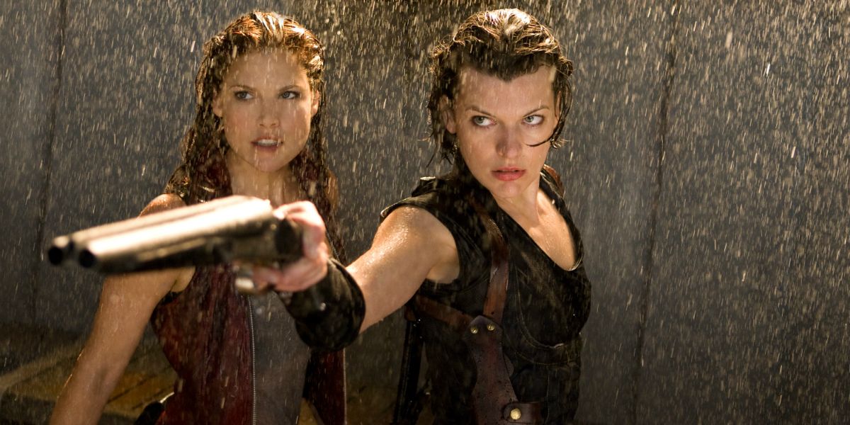 Ali Larter and Milla Jovovich from the Resident Evil movies