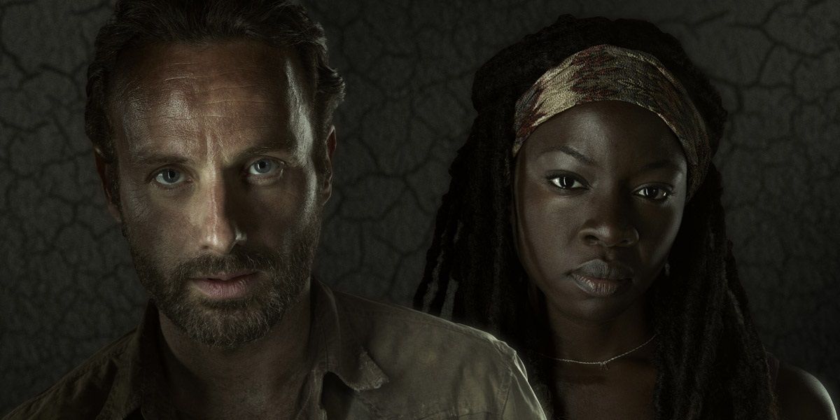 Rick and Michonne from The Walking Dead