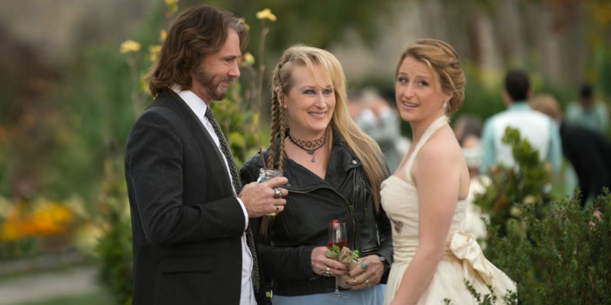 RIck Springfield, Meryl Streep, and Mamie Gummer in Ricki and the Flash