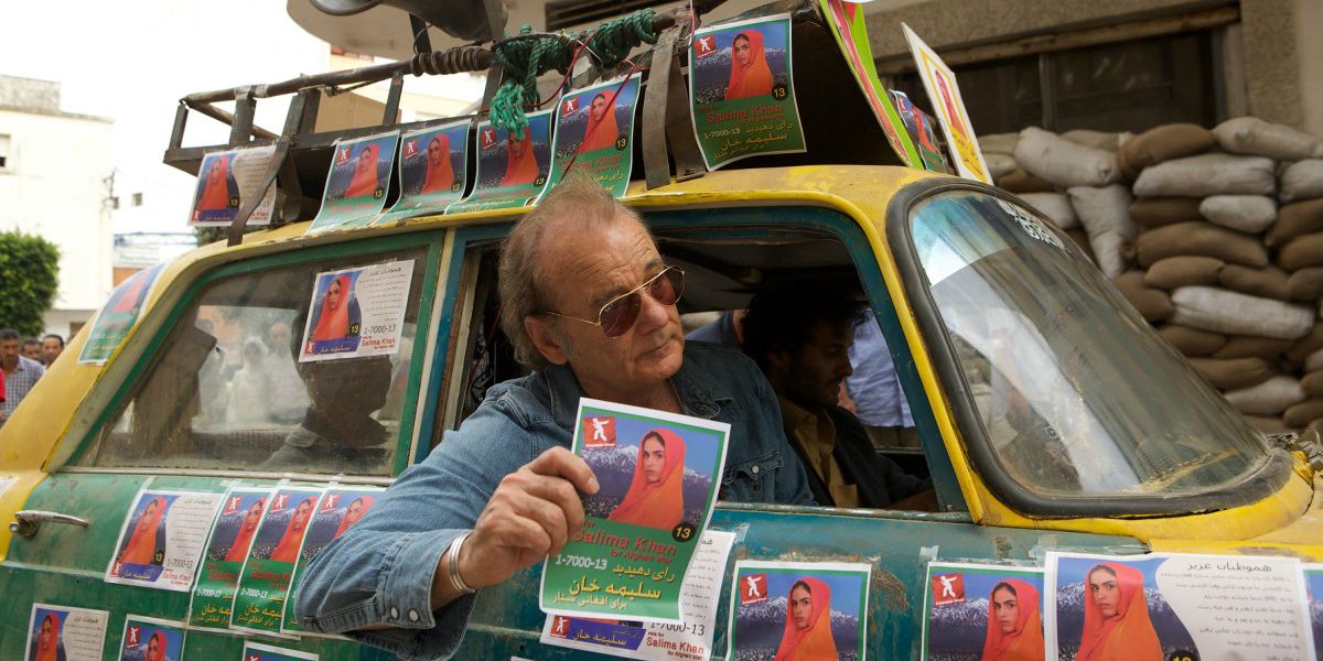 Bill Murray and Arian Moayed in Rock the Kasbah