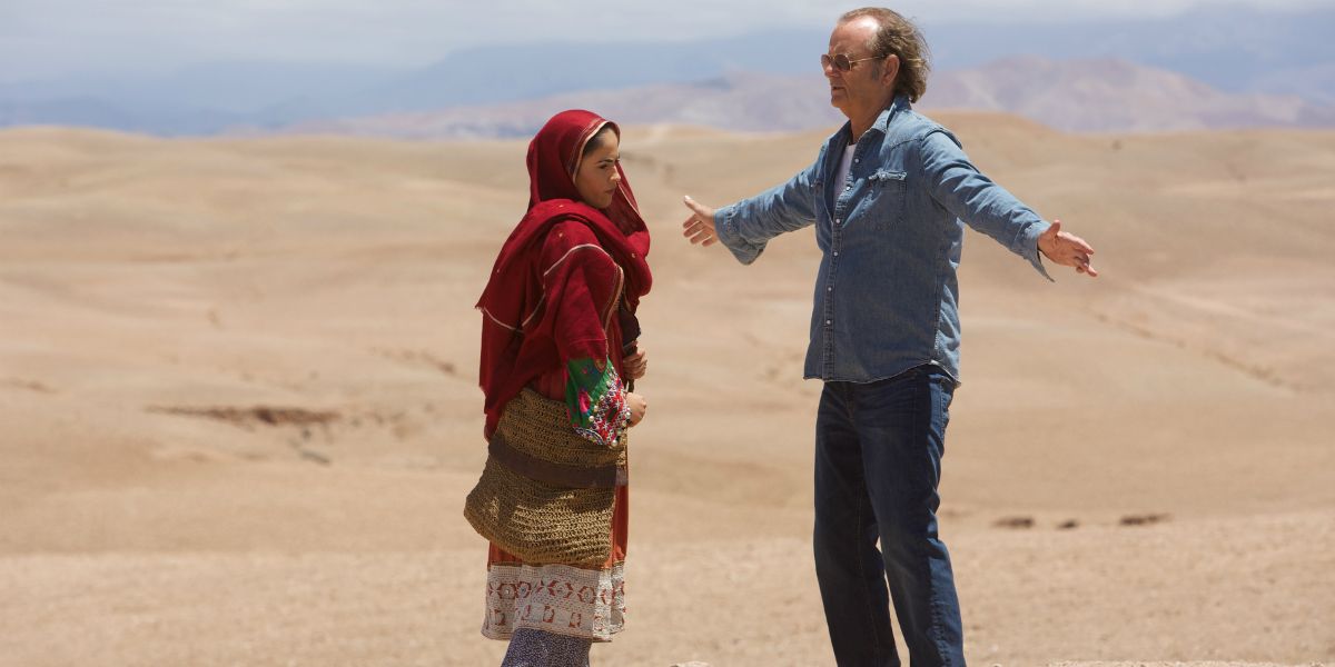 Leem Lubany and Bill Murray in Rock the Kasbah