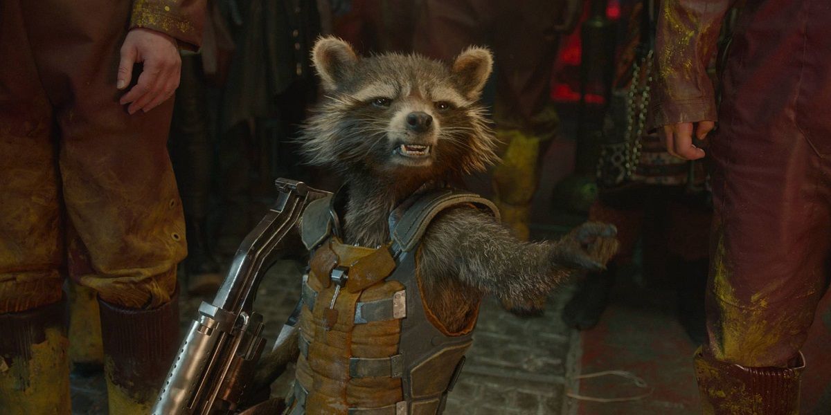 Rocket Raccoon in Guardians of the Galaxy