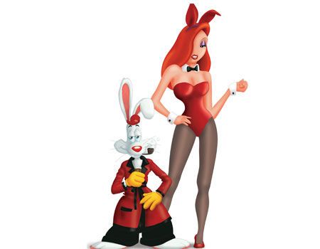 Roger Rabbit and Jessica Rabbit from Who Framed Roger Rabbit? - 10 Badass Rabbits (That Aren't the Easter Bunny)