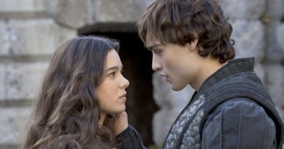 Hailee Steinfeld and Douglas Booth in Romeo and Juliet