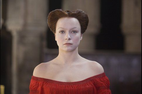 Samantha Morton as Mary Queen of Scots in Elizabeth: The Golden Age