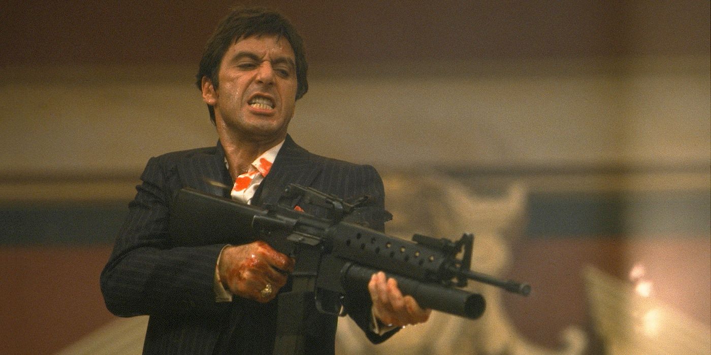 Al Pacino Scarface shootout