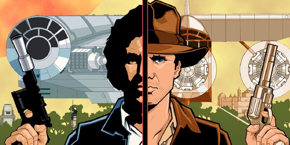 Indiana Jones and Han Solo in Star Wars