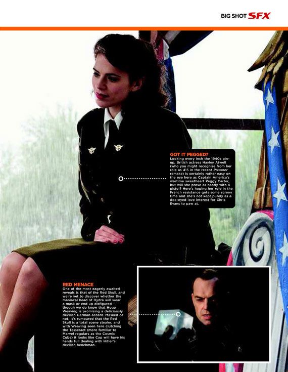 Hugo Weaving as the Red Skull in SFX magazine page 2