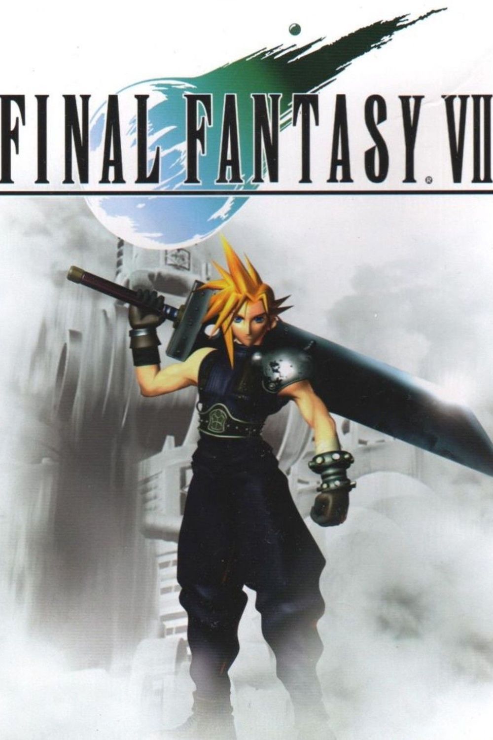 Arte de la caja de Final Fantasy 7