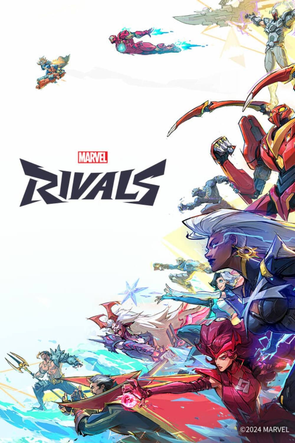 Arte da capa da página de tags do Marvel Rivals