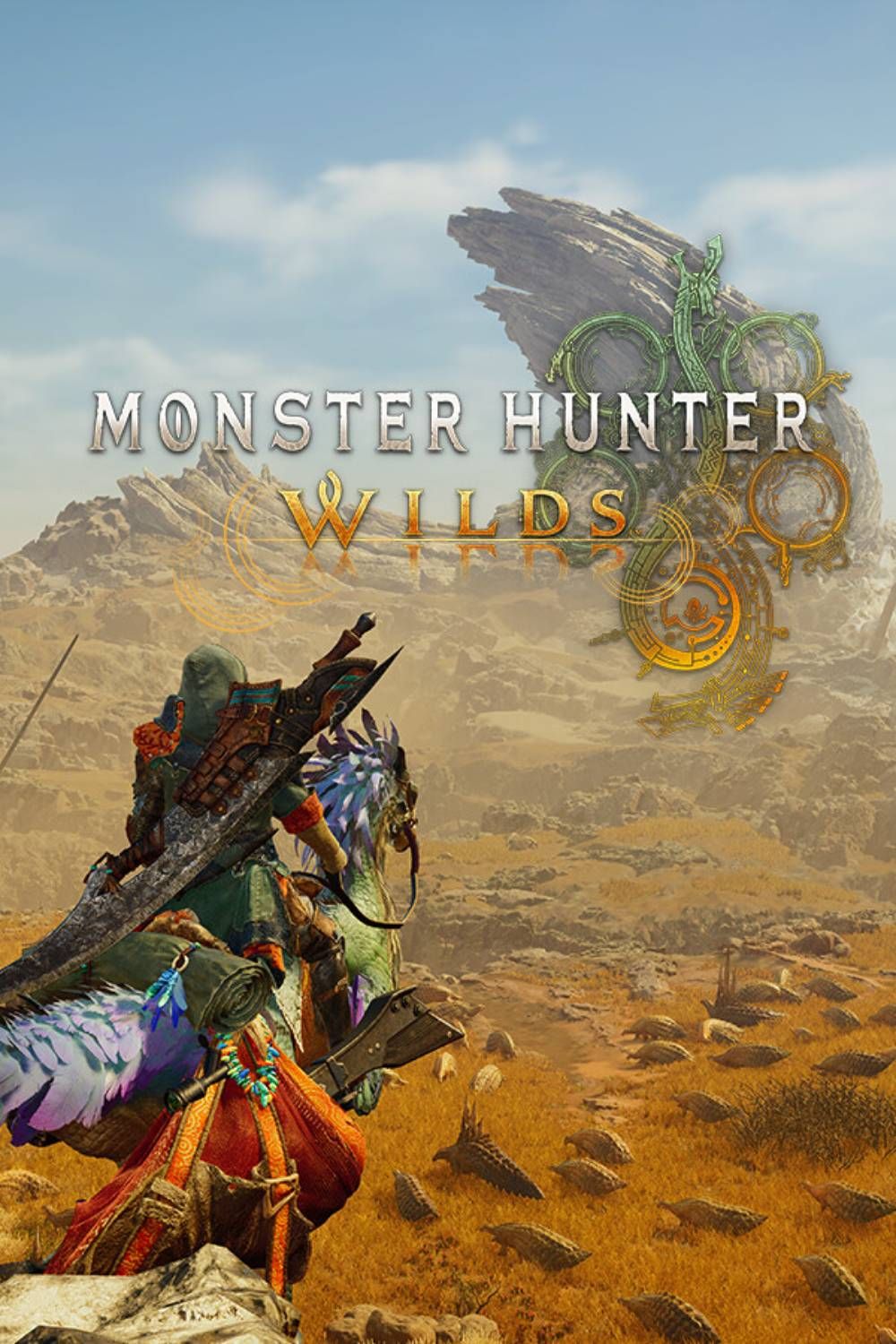 Arte de la página de etiquetas de Monster Hunter Wilds