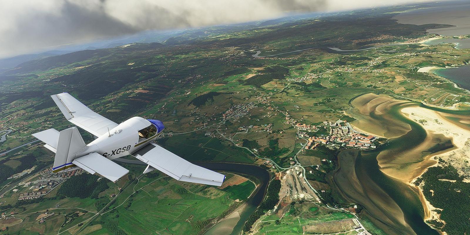 vista globale del Microsoft Flight Simulator