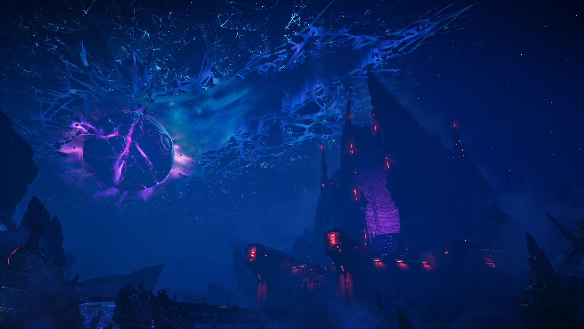 new dark blue outdoor space oriented environment in borderlands 4