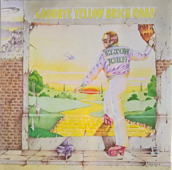 Elton John Goodbye Yellow Brick Road Album Cover
