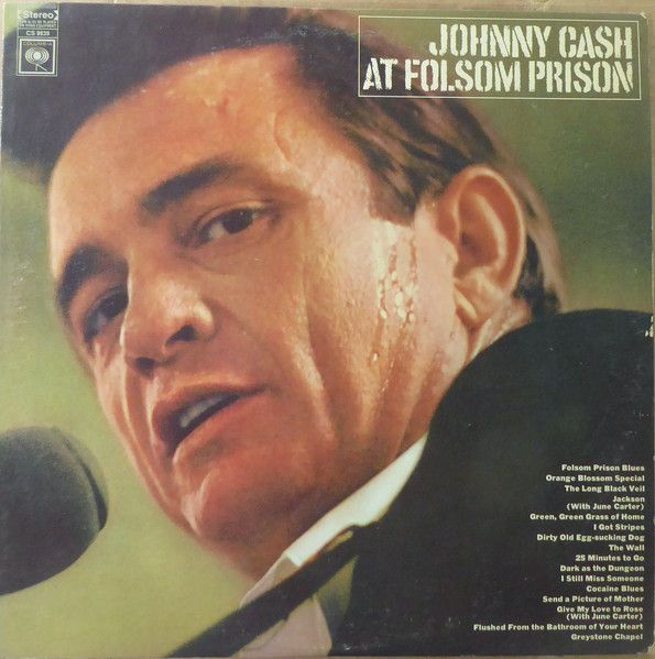 Johnny Cash At Folsom Prison Album Cover
