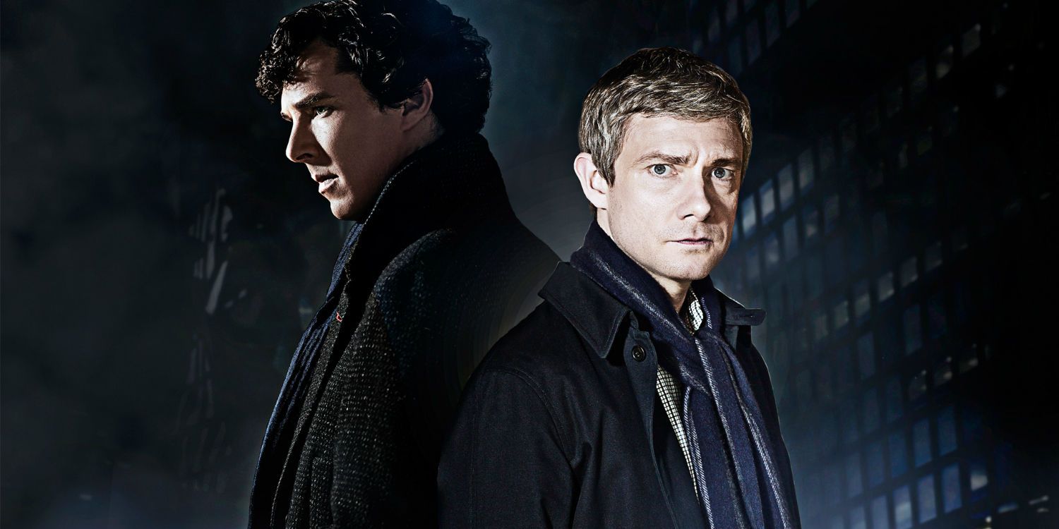 Sherlock season 4 filming - Benedict Cumberbatch and Martin Freeman