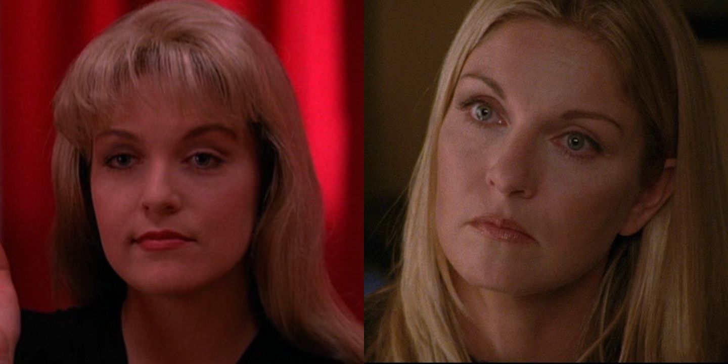 Sheryl Lee as Laura Palmer in Twin Peaks and on One Tree Hill