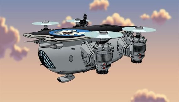 Super Hero Squad Show Shield Helicarrier