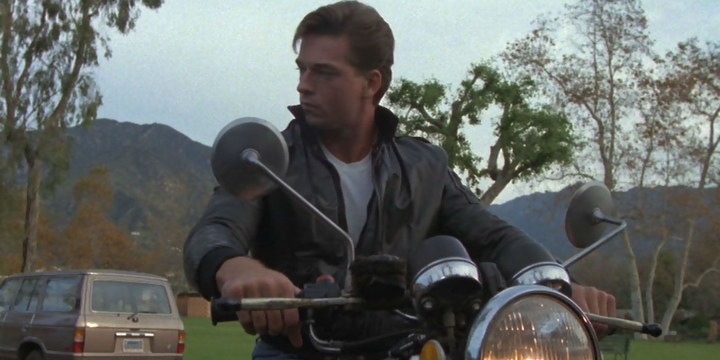 A character on the bike in Silent Night, Deadly Night Part 2